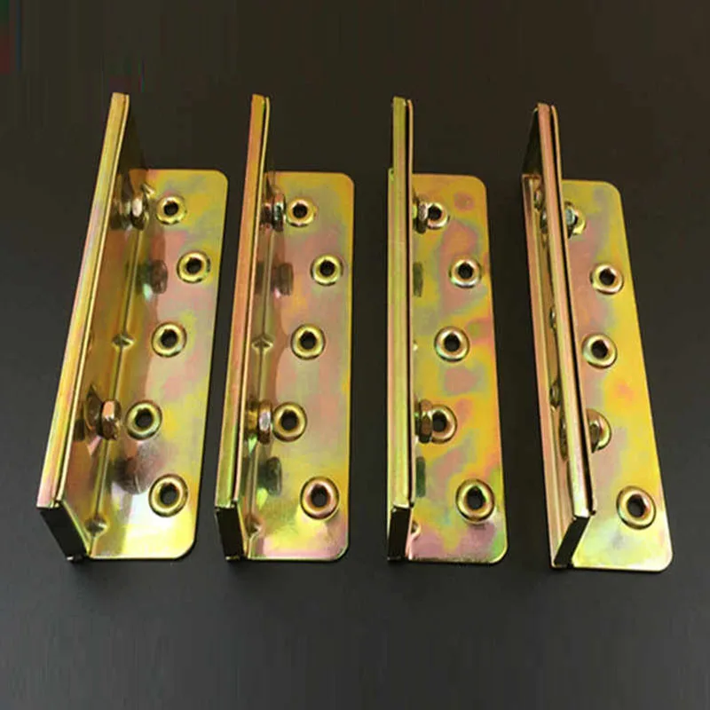 

6-inch Thick Bed Hinge Screw Hanging Buckle Bed Hinge Connection Piece Furniture Invisible Bed Accessories Hardware