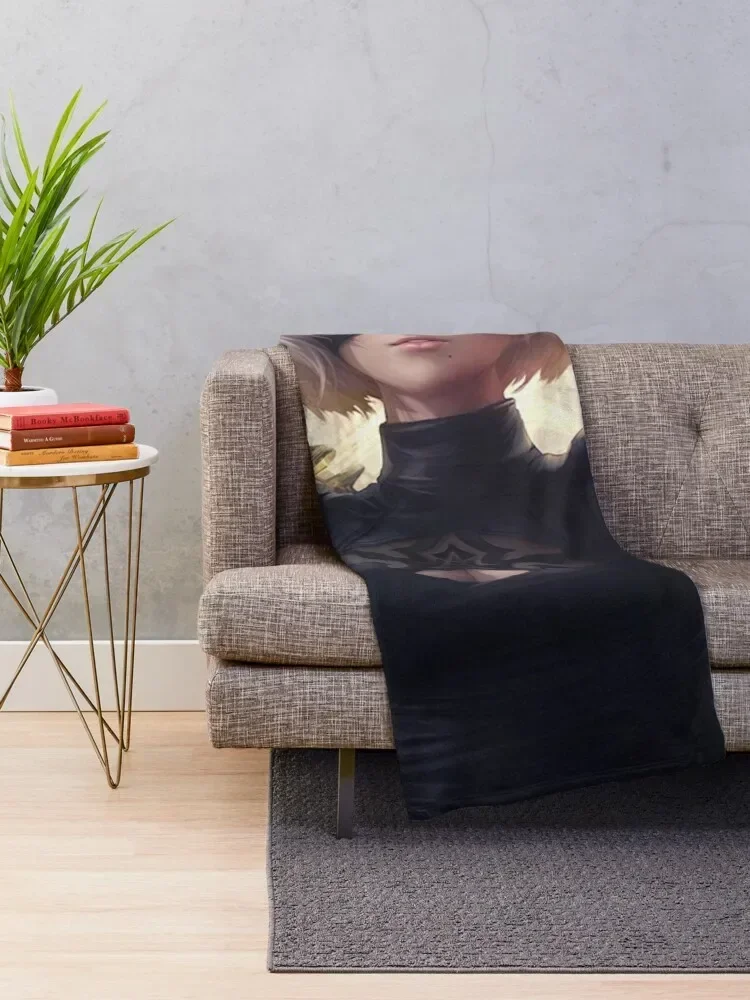 2B NIER AUTOMATA Throw Blanket Hair Sofa Blankets