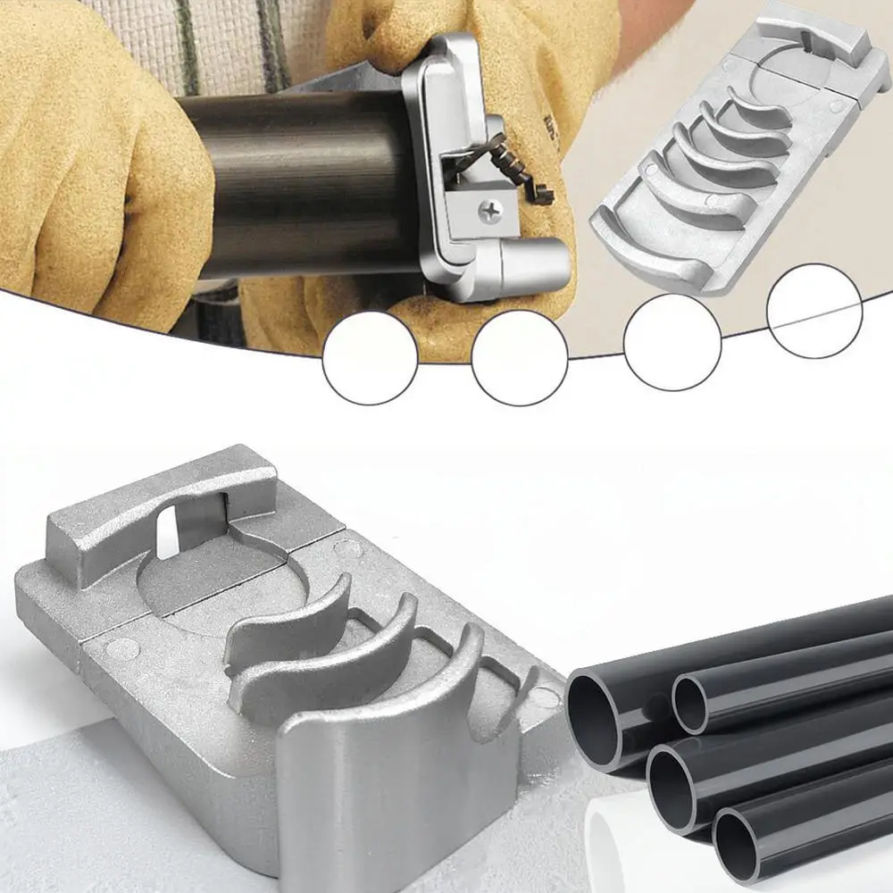 Plastic Pipe Edge Trimmer PVC Tubing Deburrer Manual Reamer Tool For Plumbers Smooth Connecting Installation Accessory