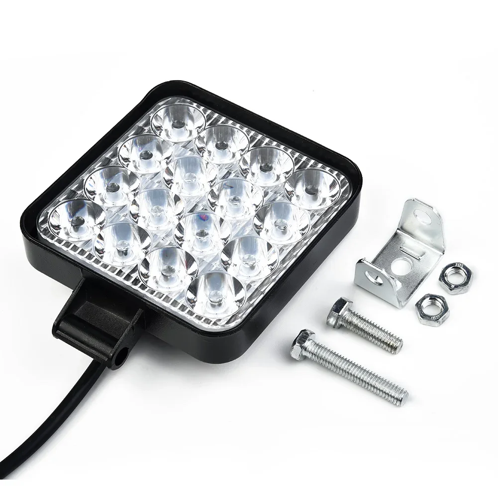 

Flood Light Bar Work Light Work Light Stainless Steel Fog Lamp Shockproof 12V/24V Stainless Steel Waterproof 6000K