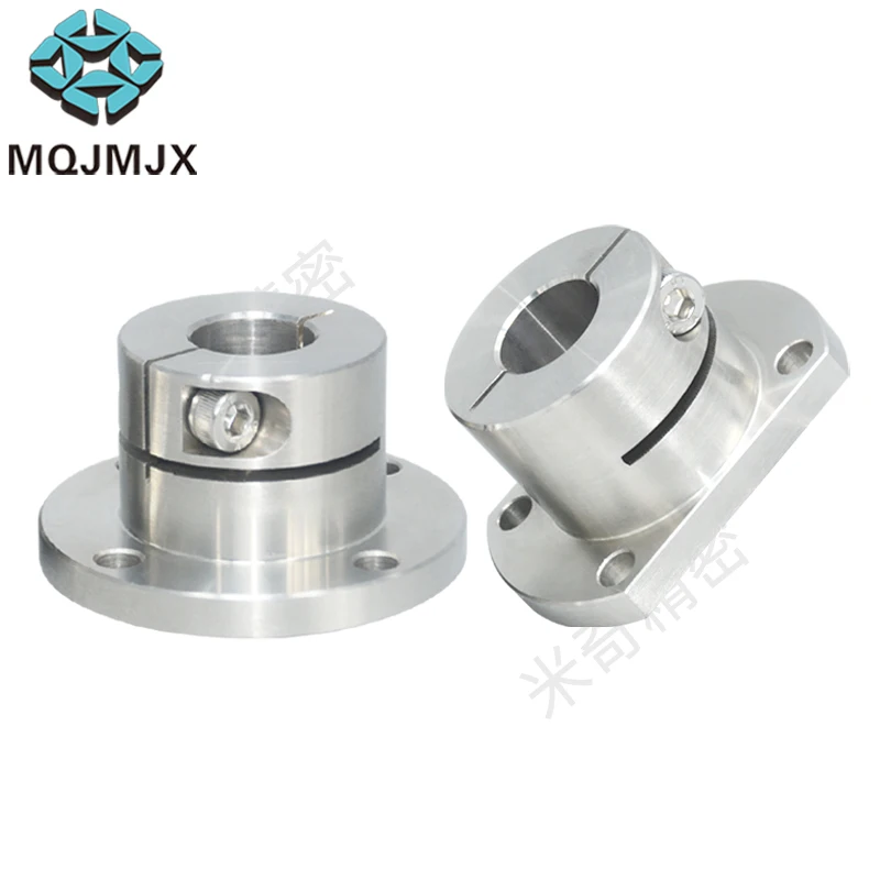 1pc Flange Guide Shaft Bracket Standard Open Shaft Fixing Bracket Stainless Steel Optical Axis Bracket Seat For 3D Printers