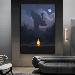 Modern RUST Game Scientist Canvas Art HD Poster for Living Room Bedroom Wall Decor