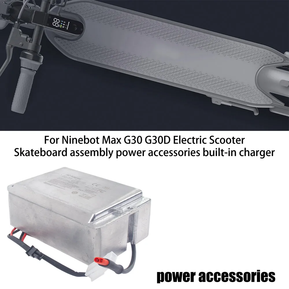 Electric Scooter Built in Charger For Segway Ninebot Max G30 KickScooter Power Supply Smart Scooter Skateboard Power Assembly