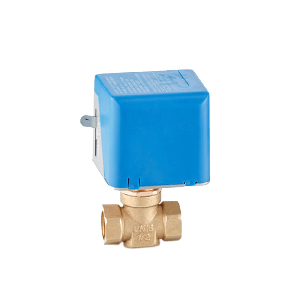 

1/2"3/4" 1" 2 Way Electric Motorized Valve Brass 220v