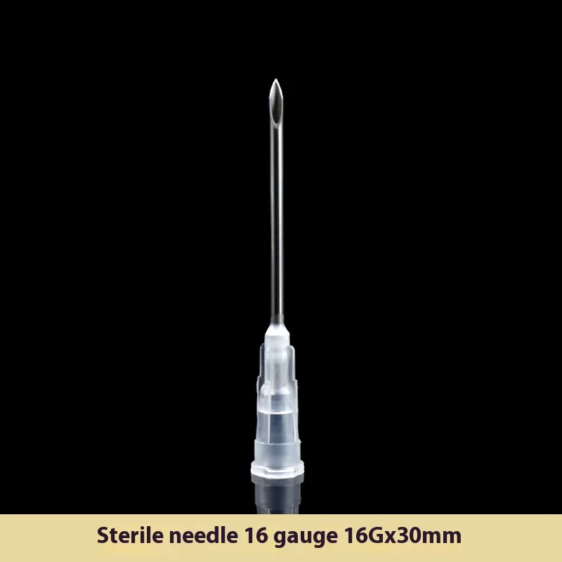 

Needle head disposable No. 16 medical syringe dosing, dispensing, pumping needle, medicinal large thick needle