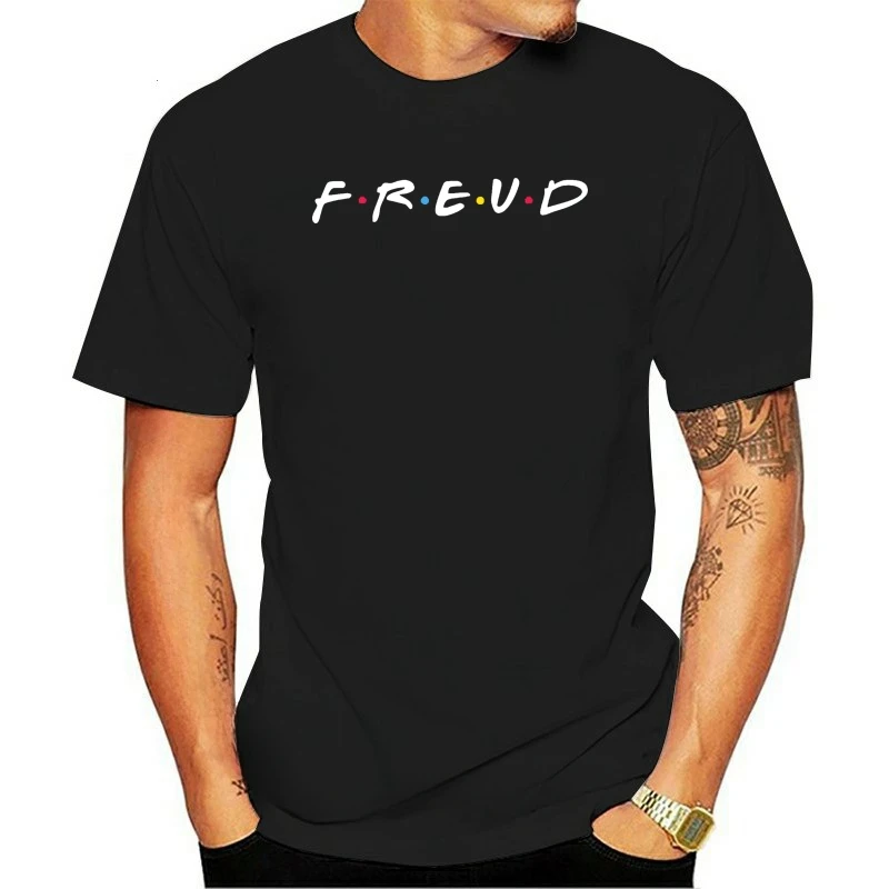 Cheavyweight streetwear anime  clothes New Arrival fashion manga fashion manga New Men shirt Sigmund Freud  tshirt  men t shirt