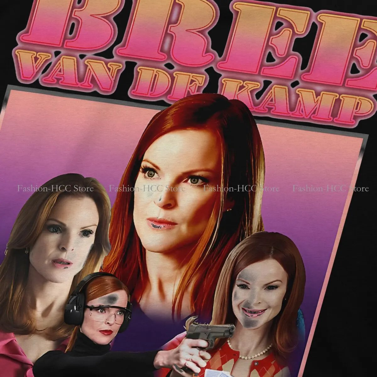 Bree Van De Kamp Homage Classic Graphic TShirt Desperate Housewives Susan Gabrielle Creative Casual T Shirt Male Polyester