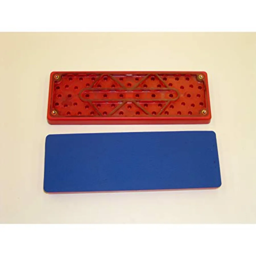 

Red Foam Sheet Pad 2-3/4 in x 7-3/4 in x 1/2 in for Office and Craft Applications Durable and Flexible Material