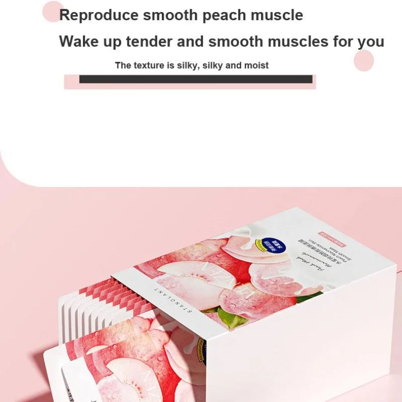 10 Pcs/lot Brand Niacinamide Sleeping Mask Shrink Pore Mask Moisturizing Disposable Mask Skin Care Improve Roughness Brighten