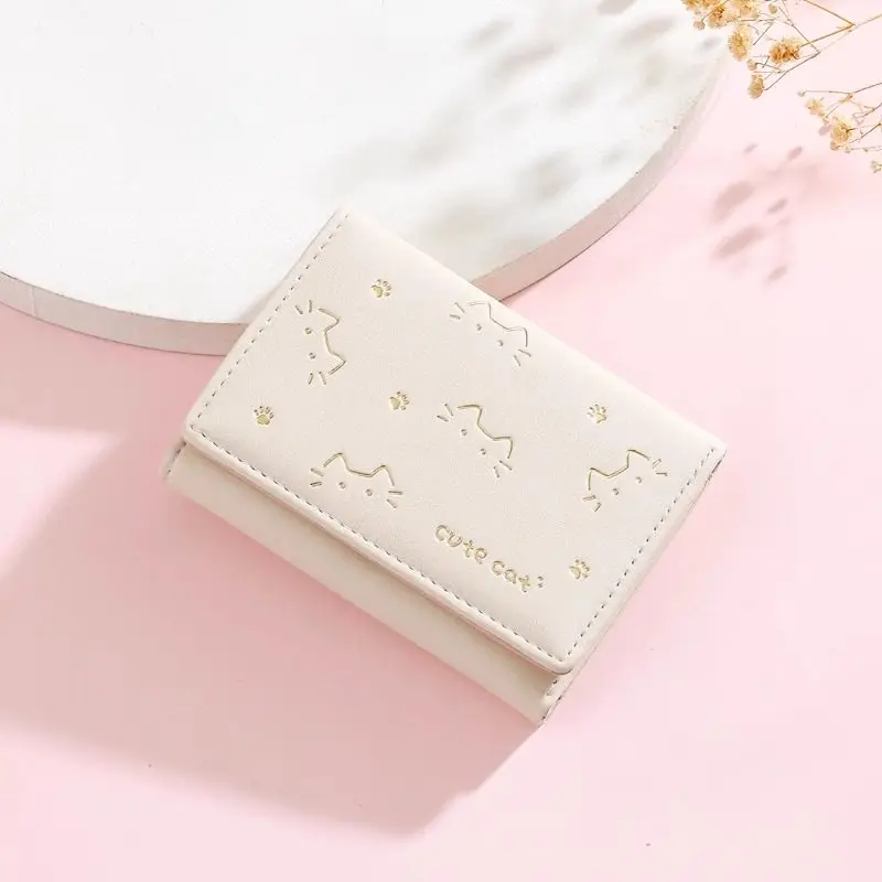 carteira-com-estampa-de-gato-ultra-fina-porta-moedas-e-cartoes-design-simples-para-mulheres-compacta-estilo-coreano