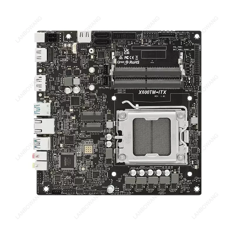 X600TM‑ITX Motherboard, 7th/8th Gen Ultra‑Thin Mini ITX Mainboard For Desktop PC DIY Assembly All‑In‑One Host