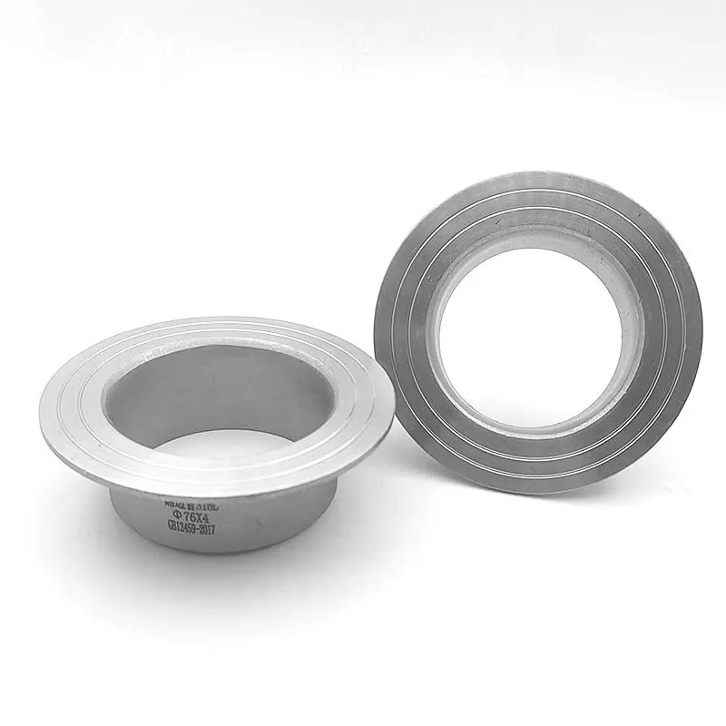 304/316L/235 Stainless Steel Lap Joint Flange with Stud End ASTM EN GB Standard for Industry Gas Oil Water Pipe Fittings