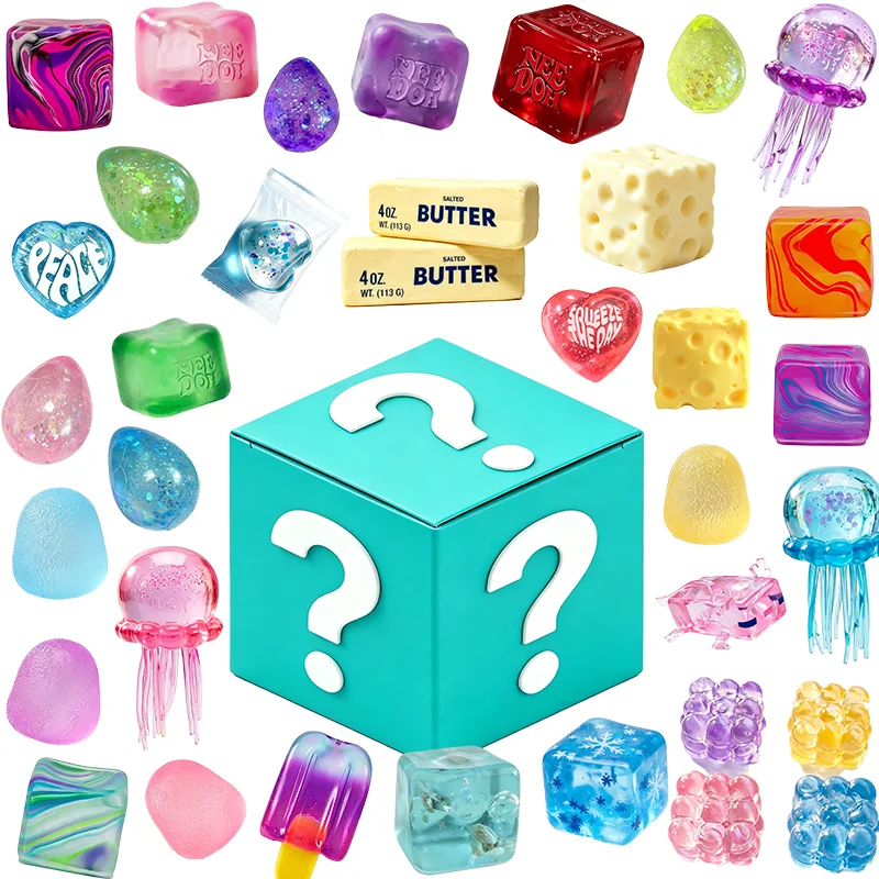 

Anxiety-Relieving, Soft-Touch Stress Reliever — Slow-Rising Surprise Blind Box | Stress Relief & Hand Dexterity Toy
