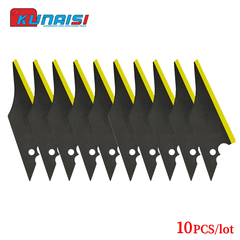 10PCS Rubber Edge Conquerer Squeegee 3D Carbon Fiber Film Sticker Vinyl Squeegee Car Multi Hand Tool Window Tint Aid Tools   KNS