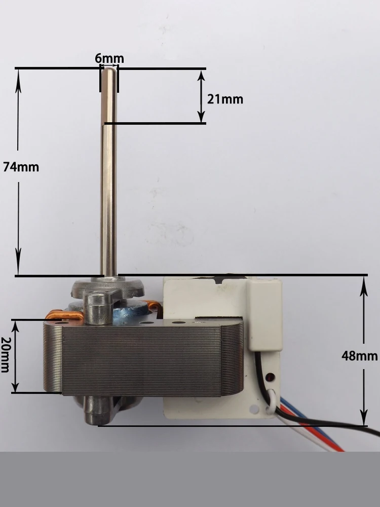 YJ61-20 Universal Shaded Pole Asynchronous Motor Miniature Little Fan Tower Fan Electronic Fan Motor 220V Motor