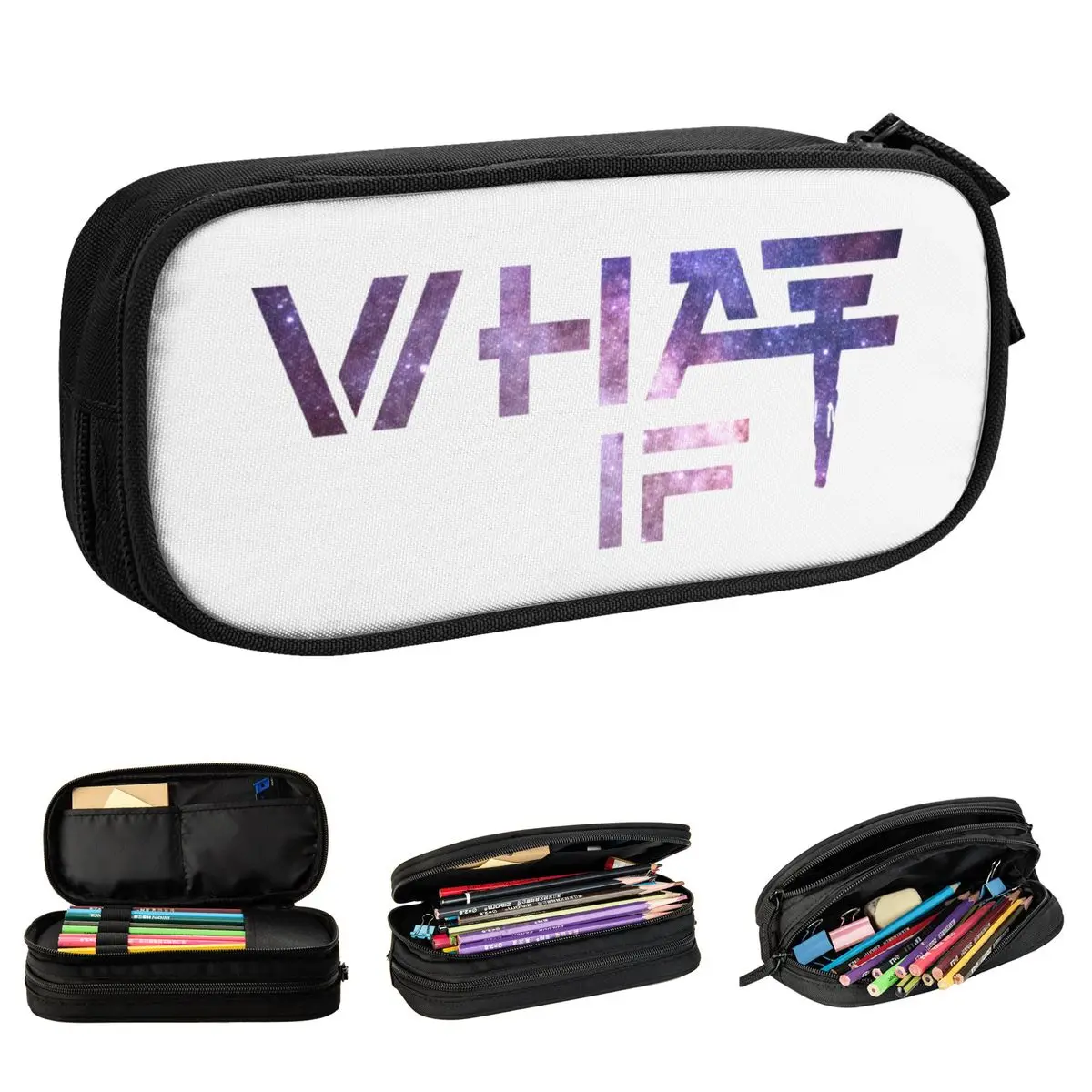 Classic What If Tokio Hotel Pencil Case Rock Music Pencil Pouch Pen Box Kids Large Storage Bags Office Gift Stationery