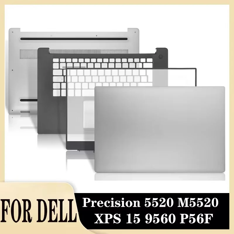 Case for Precision 5520 M5520 for XPS 15 9560 P56F LCD Top Back Cover/Front Bezel/Palmrest Upper/Bottom Base 0Y2F9N 091Y20