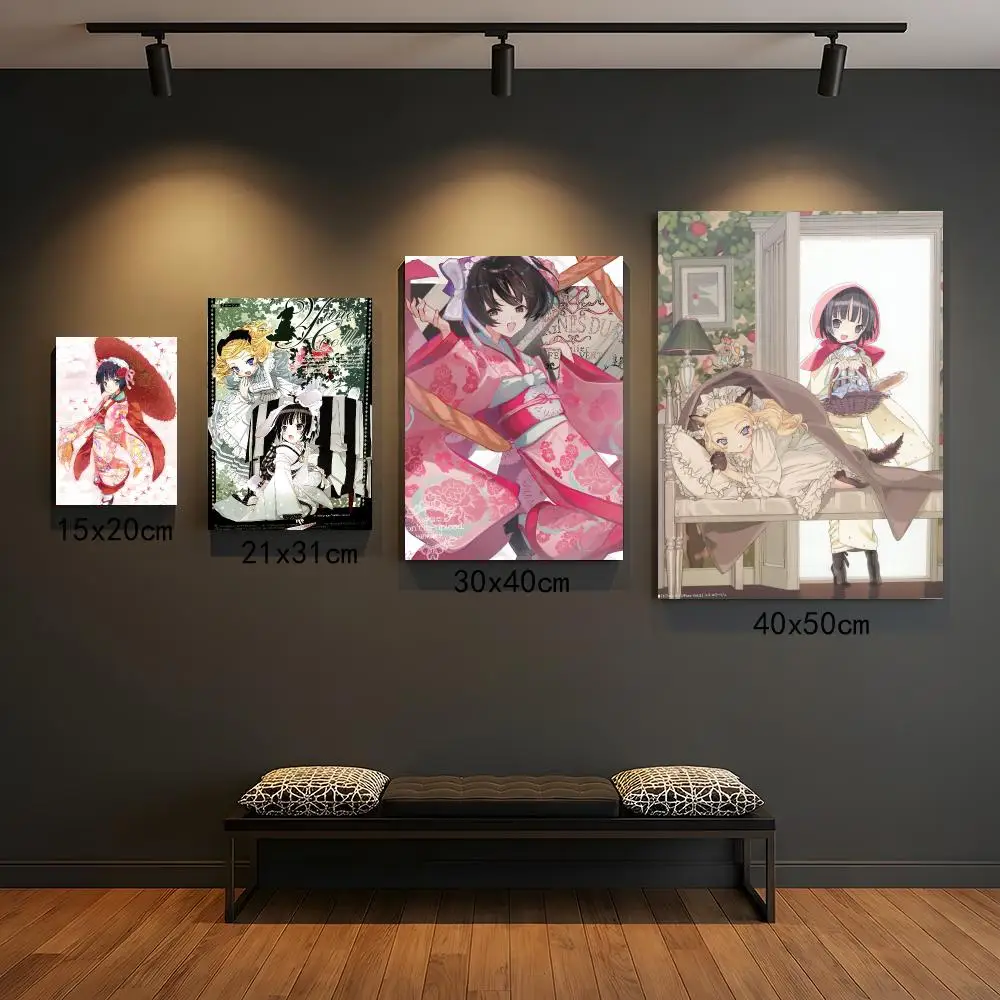 anime C-Croisee in a Foreign Labyrinth The-E Poster Self Adhesive Wall Decor for Modern Home Cafe Office and Bar