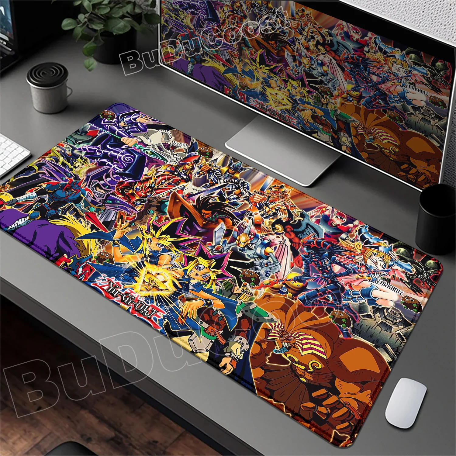 

Yu Gi Oh Mousepad Large Mouse Pad 1000×500mm Gamer Deskmat Non-slip Rubber Office Carpet XXL Computer Accessories Anime Mice Mat