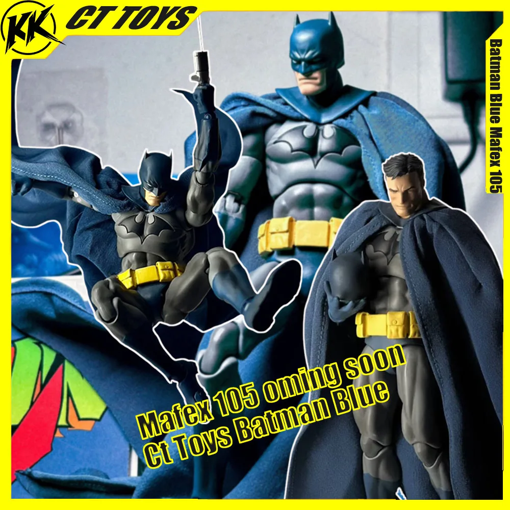 

IN STOCK Ct Toys Batman Blue Mafex 105 Hush Version Black Version Dc Bat Man Anime Action Figure Model Statue Collect Gifts Toys