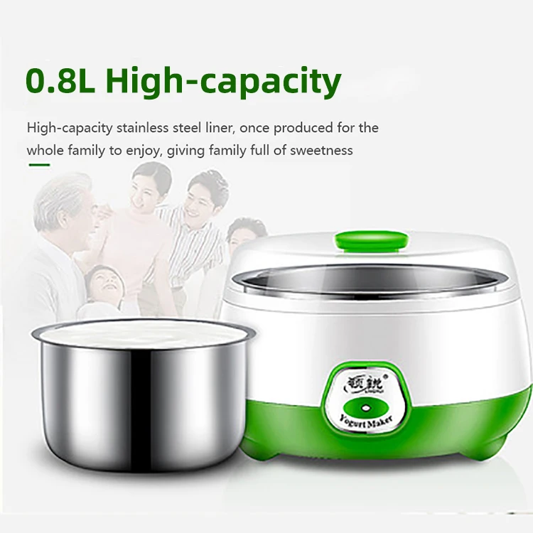 220V Elettrico Automatico Yogurtiera Multifunzionale Termostatico Macchina Per Yogurt Riso Vino Natto Macchina Fodera In Acciaio Inox