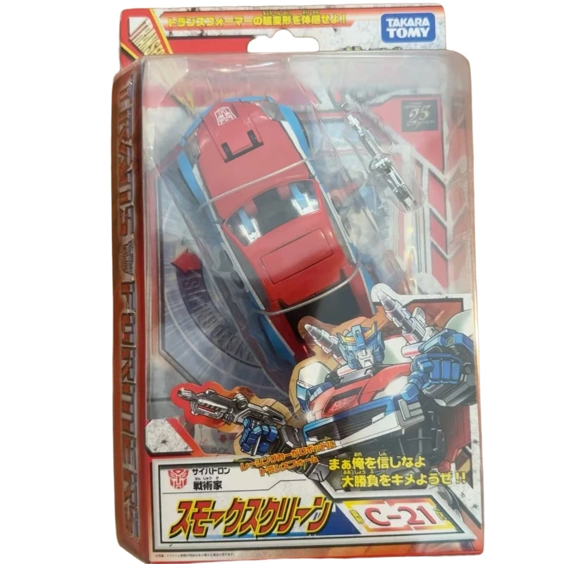 In Stock Takara Tomy Transformers C-21 Smoke Screen Action Robot Models Collectible Figures Birthday Gifts