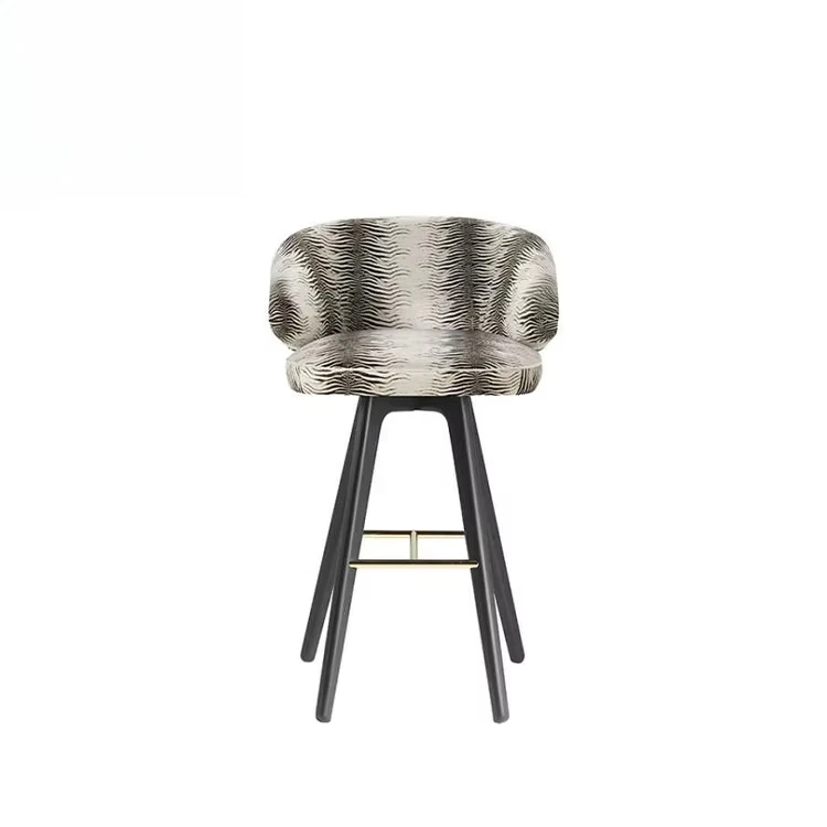 Manufacturer Custom Modern Luxury Bar Stool Chair New Design Comfortable Home Furniture Bar Stool