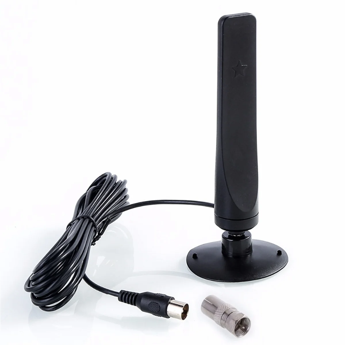 

ABSQ-1080P Indoor Digital TV Antenna 1Pcs Booster Active Signal Receiver Amplifier TV Antenna HDTV Mini DVB-T2 Antenna