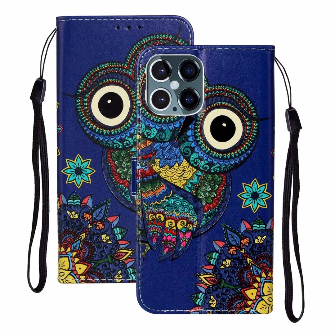 10pcs Shiny Relief Patterns Wallet PU Leather TPU Phone Cases Case For Iphone 16 15 14 13 12 11 Xr Xs X Mini Pro Max 8 7 plus