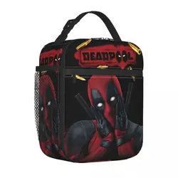 Deadpools Film Insulated Lunch Bag Thermal Bag Meal Container High Capacity Lunch Box Tote Men Women College Picnic