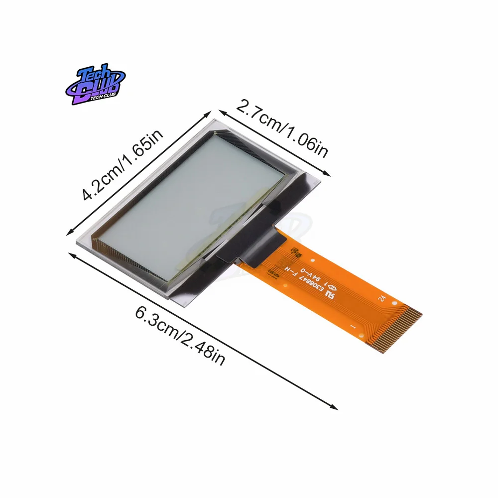 1.51/1.54 Inch 24PIN SPI/IIC/Song Song COG 3.3V PMOLED Trong Suốt Màn Hình OLED SSD1309 Đồ Họa 128X64 128X56 Màn Hình Cho Dụng Cụ