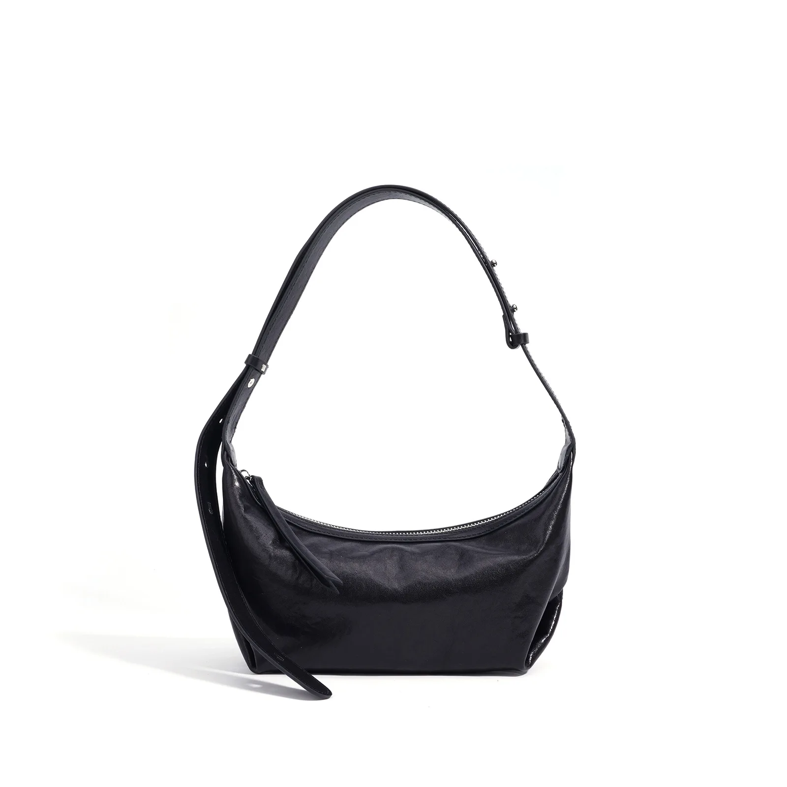 

2025 new niche design fashion simple retro crossbody bag Senior commuter bag all shoulder underarm bag