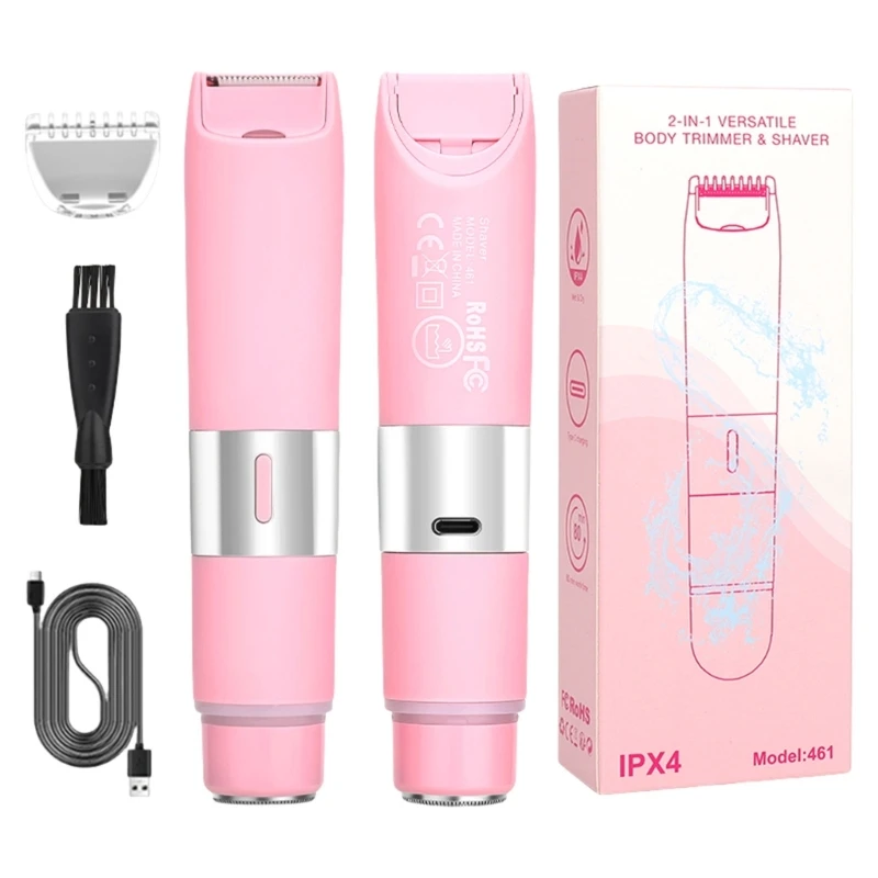 Washable Small Hair Shaver Woman Rechargeable Trimmer ABS Texture Effective Hair Removal Tool Suitable for Face and Body