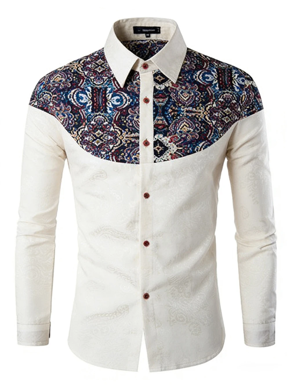 

New men's light luxury business plaid 3D printed shirt Hawaiian vacation casual long-sleeved lapel shirt men's outdoor clothes