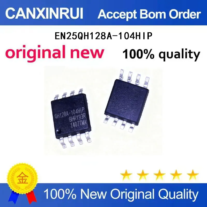 (5-100 Pieces) EN25QH128A-104HIP QH128A-104HIP QH128A-104H1IP SOP-8 brand new