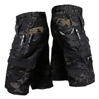 Pantalones cortos de camuflaje para hombre, pantalones militares de secado rápido con múltiples bolsillos, para senderismo al aire libre, pesca, pantalones cortos finos para correr, verano