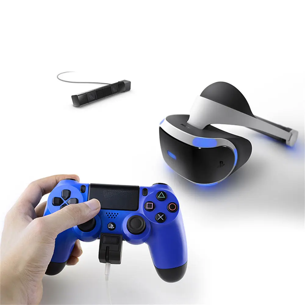 PS4 Game Controller Headphone Audio Adjustment Adapter Gamepad Voice Control 3.5mm Earphone PSVR Controller Volume Controller