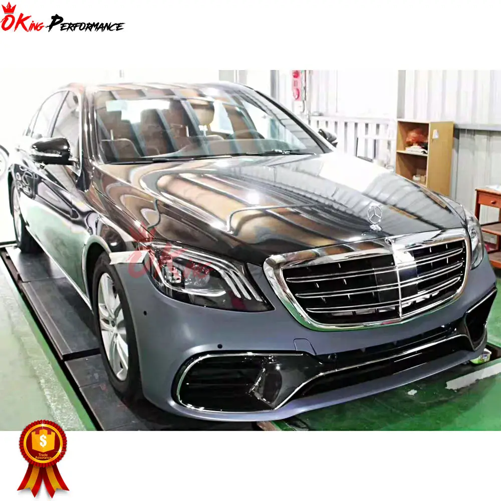 Upgrade S63 AMG Style Car Body Kit For Mercedes Benz S Class W222 Bodykit