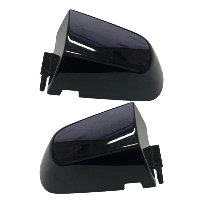 37cd Inner Door Handle End Cap Cover Replacement, Black Plastic Trim Piece for Clean Interior Door Repair and Cabin Update