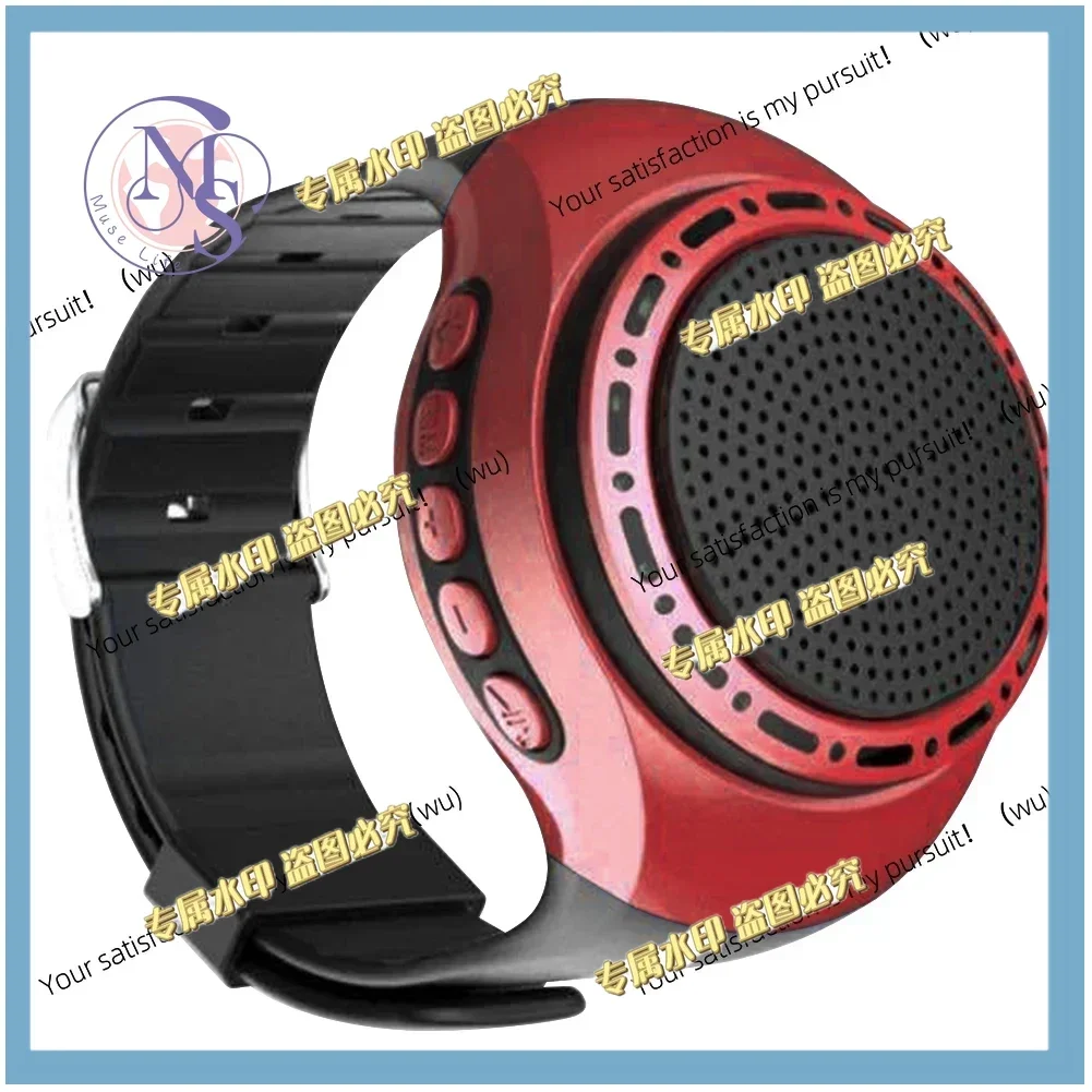 New U6 watch Bluetooth speaker, with FM radio, portable outdoor sports running wearable mini speaker, wireless subwoofer