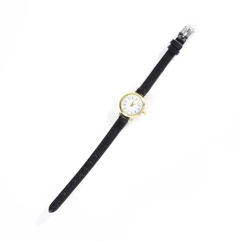 Watches for Women Ins Artistic Minimalist Small Dial Roman Digital Temperament High-end Versatile Thin Strap Quartz Women Watch