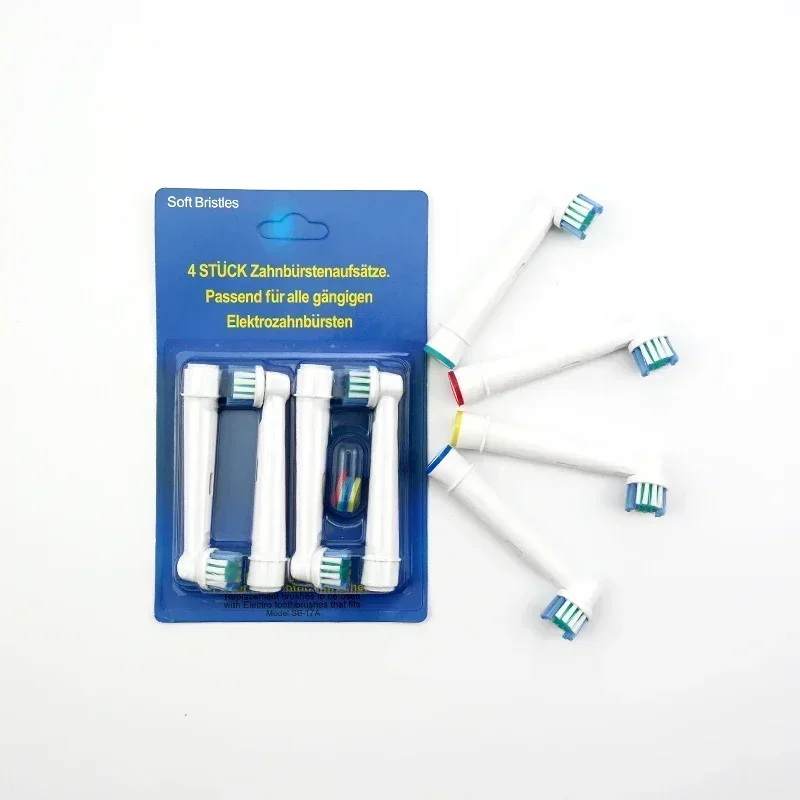 

4 шт./упаковка, сменные головки для Braun oral B D12,D16,D29,D20,D32,OC20,D10513, DB4510k 3744 3709 3757 D19 OC18 D81