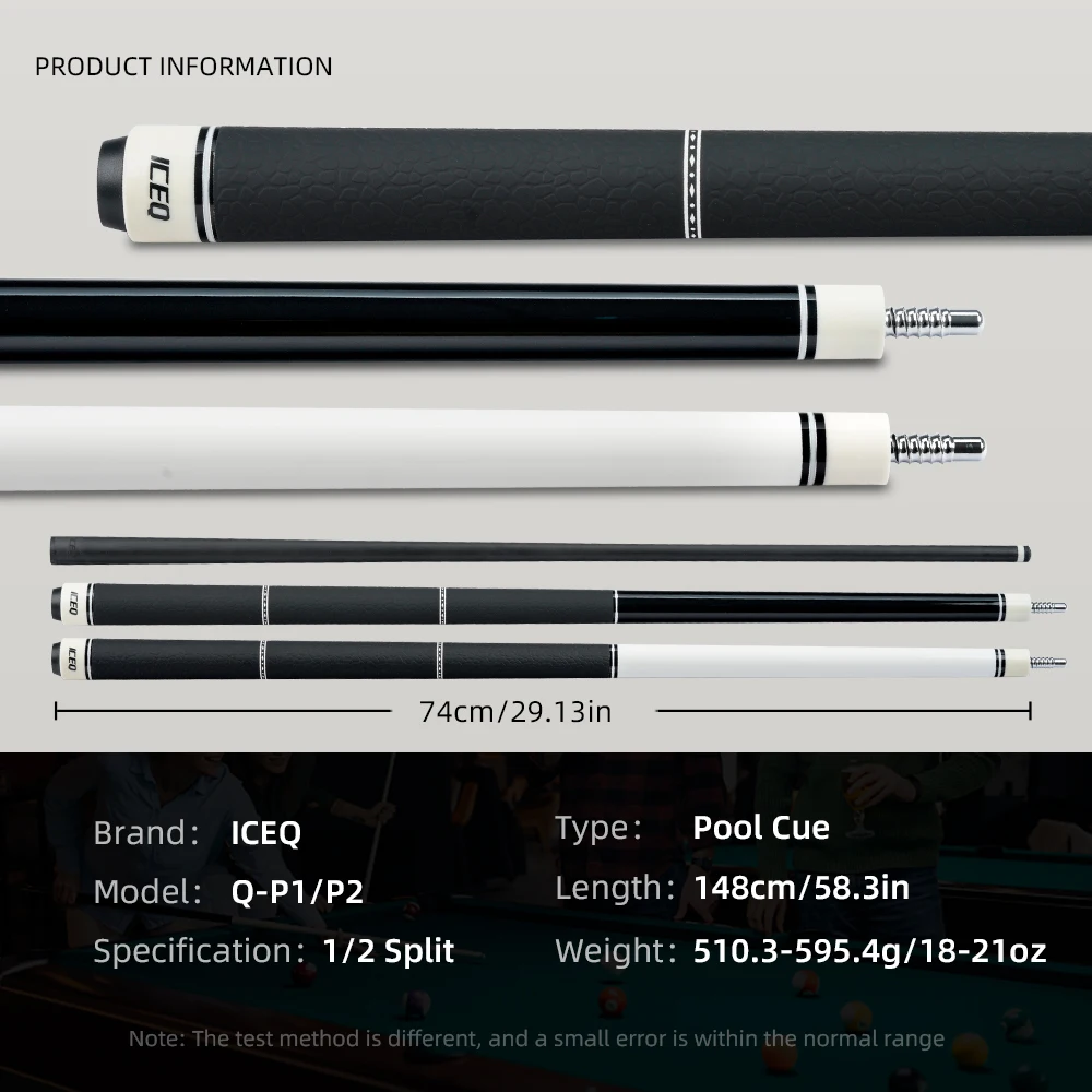 ICEQ Carbon Fiber Pool Cue Stick 58