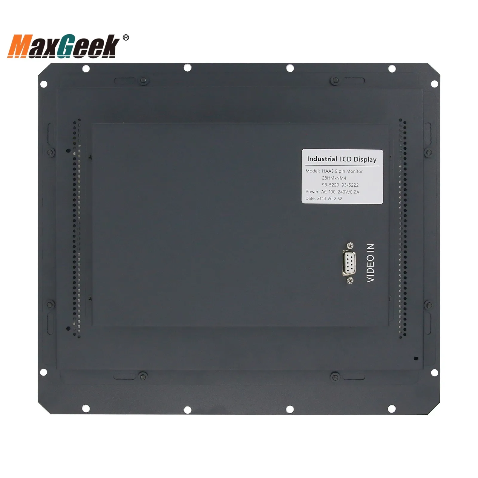 Imagem -03 - Substituição Industrial do Display Lcd para o Monitor de Haas Pinos 12 Monitor Monocromático 28hm-nm4 935220c