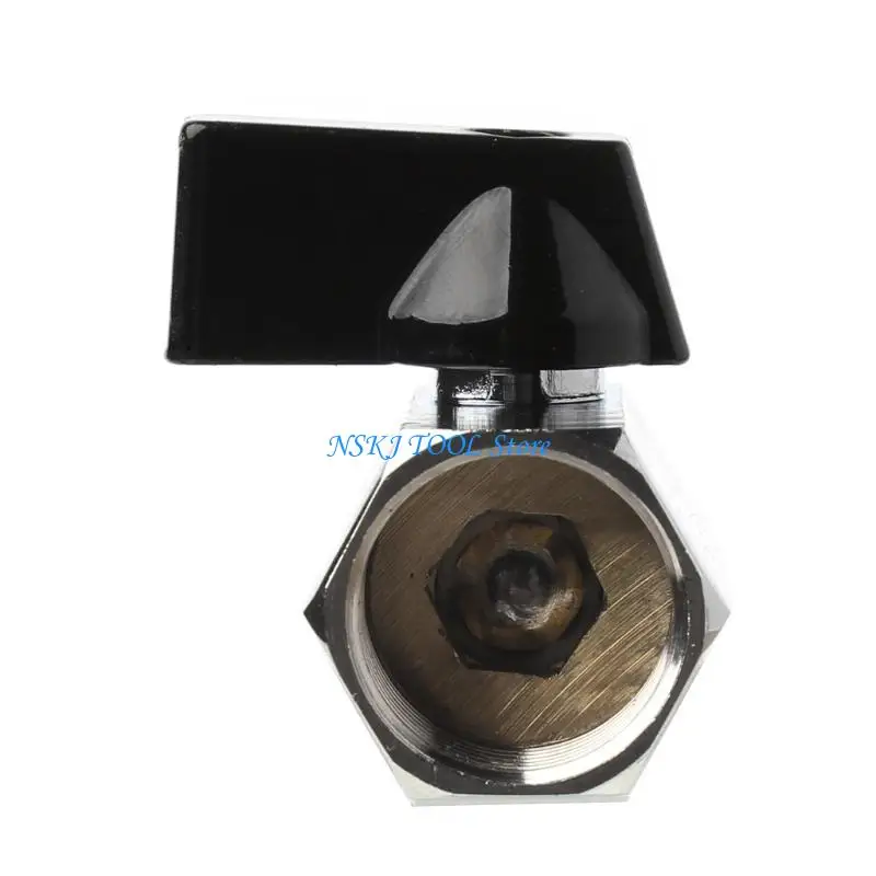 L8RC Messing-Minikugel für Ventil, Zoll BSP-Stecker auf Innengewinde, Luftkompressorschlauch