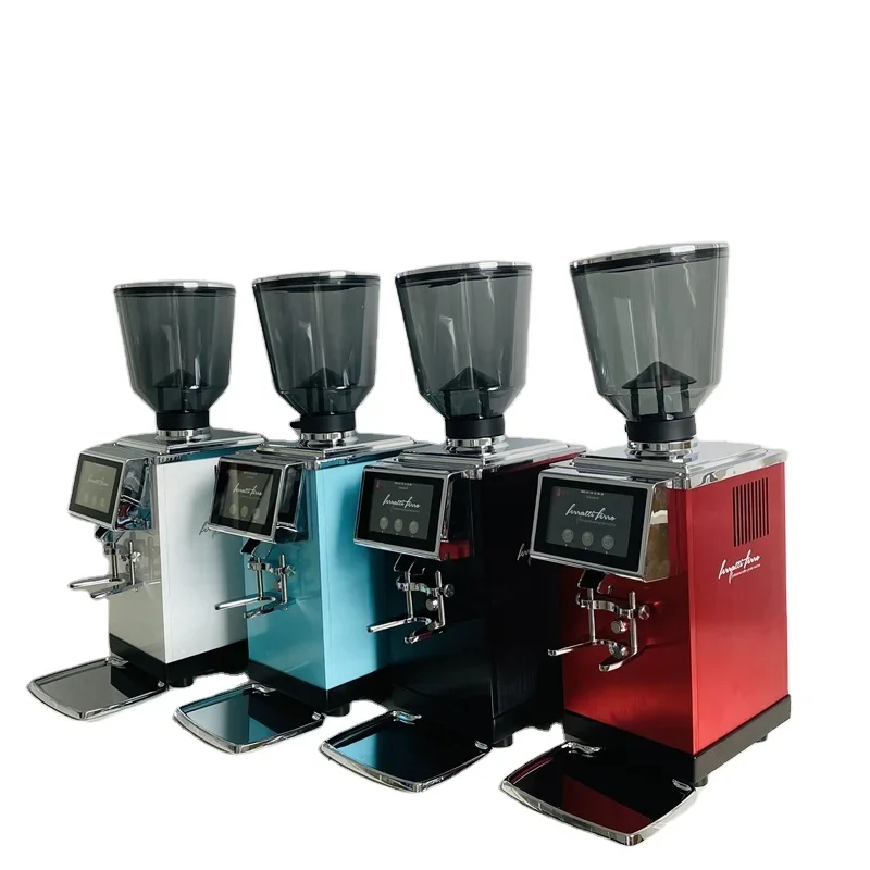 K90 Commercial Grinder Coffee Machine For Cafe Espresso Mill 1000g Bean Automatic 83mm Flat Burr Electric Coffee Bean Grinder