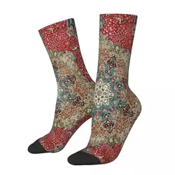 Vintage Antique Persian Carpet Print Canvas Print Socks Male Mens Women Autumn Stockings Harajuku