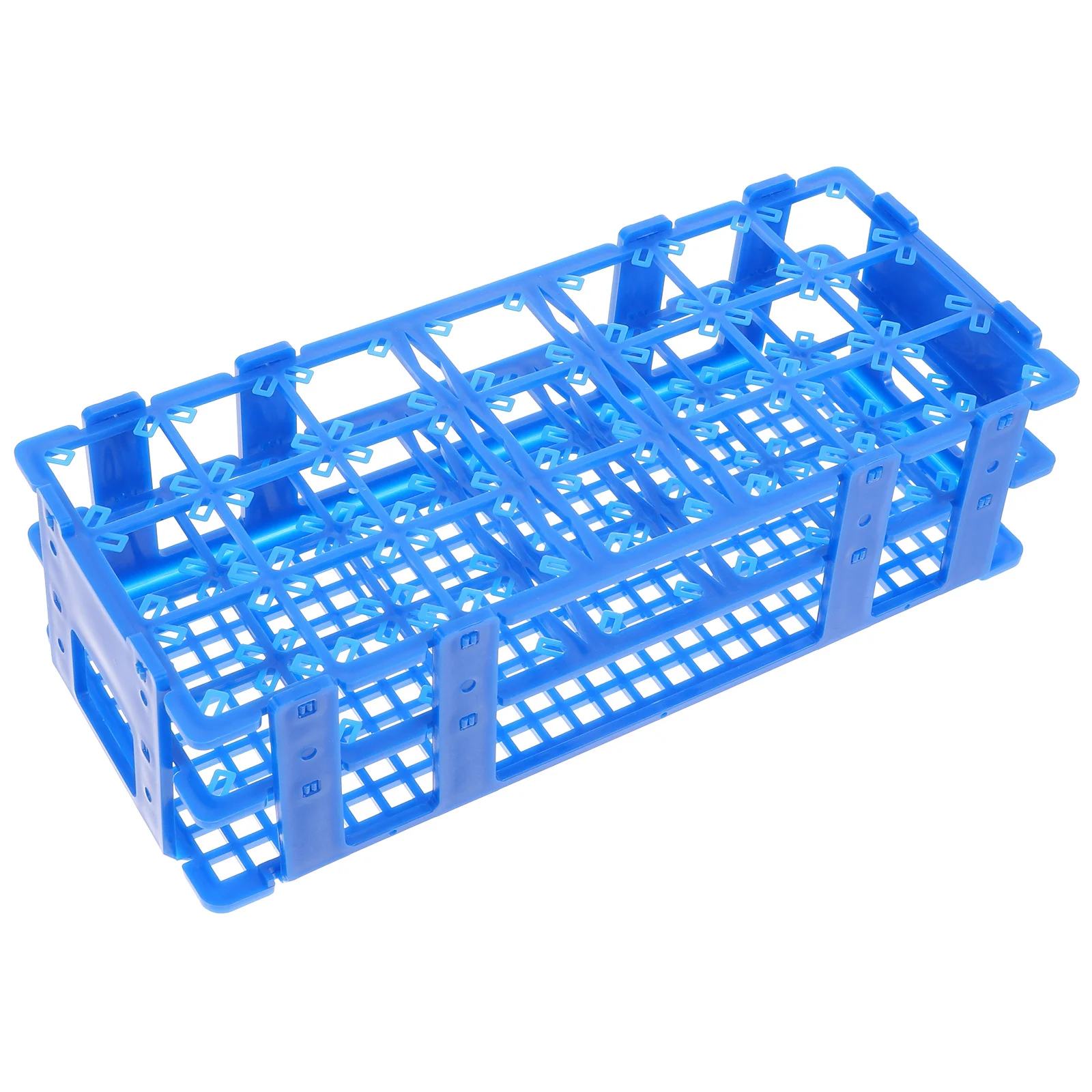 

Detachable 21 Holes Tube Rack Reusable Test Tube Holder Stand Laboratory Storage Organizer Test Tubes Rack