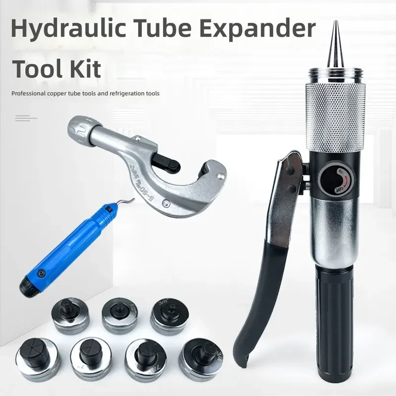 CT-300 Hydraulic Tube Expander Flare Tool Set for Refrigeration Copper Cold Storage Installation Maintenance