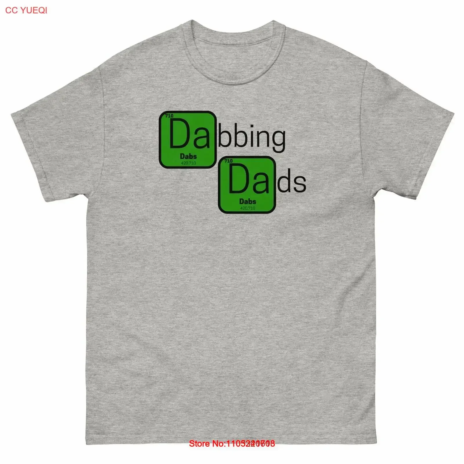 Dabbing Dads BB Logo Style d T shirt vintage Washed Casual Stretched Comfortable fashion Soft Versatile Slightly